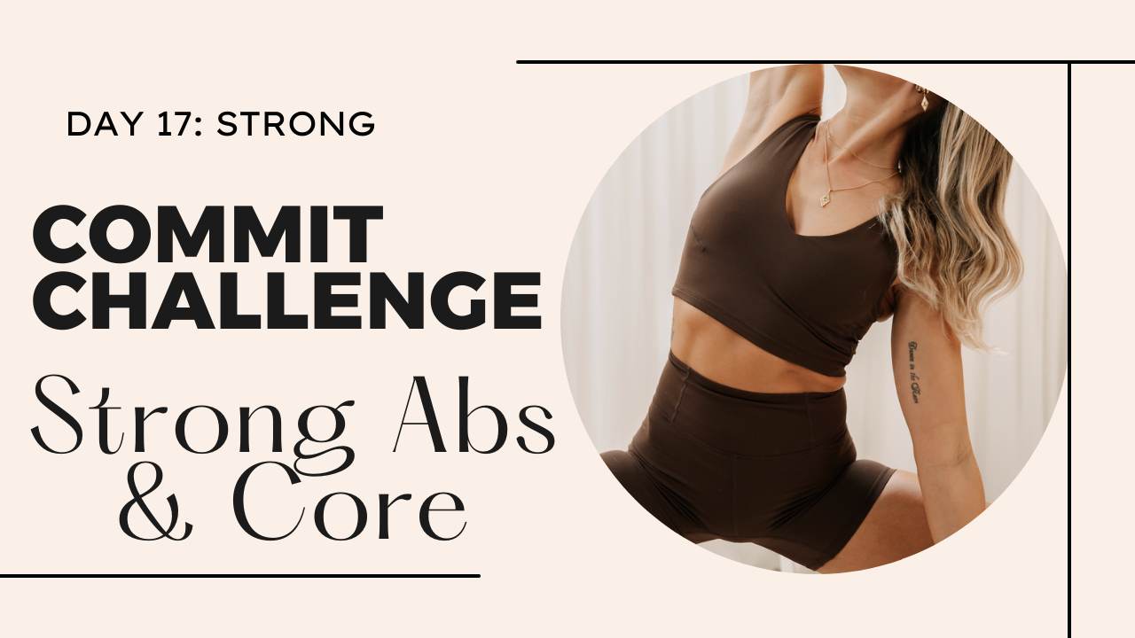 10 minute abs and core yoga | 30 commit challenge, day 17