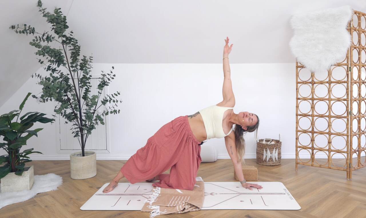 cat’s everyday prenatal morning stretch